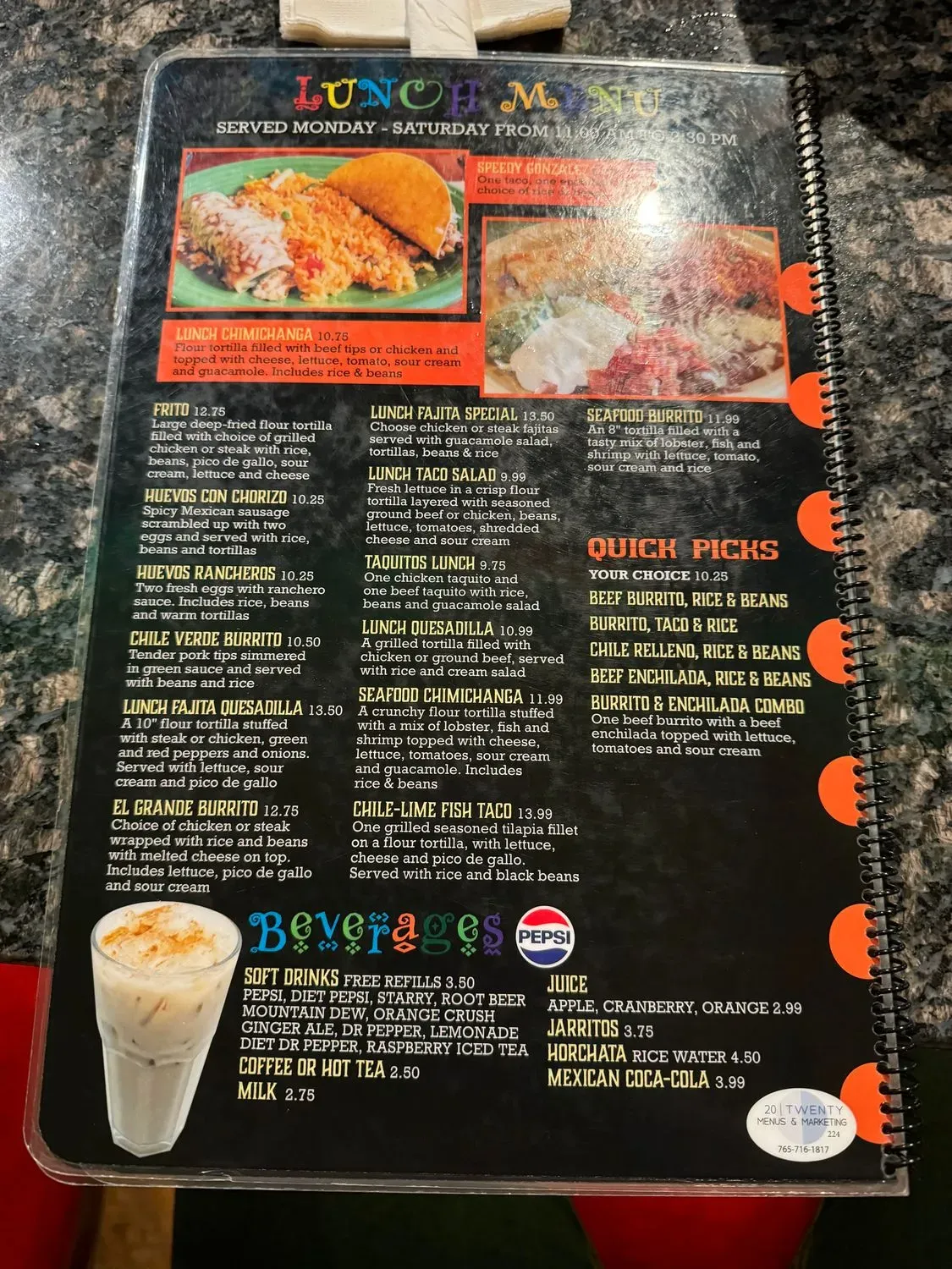 Menu 2