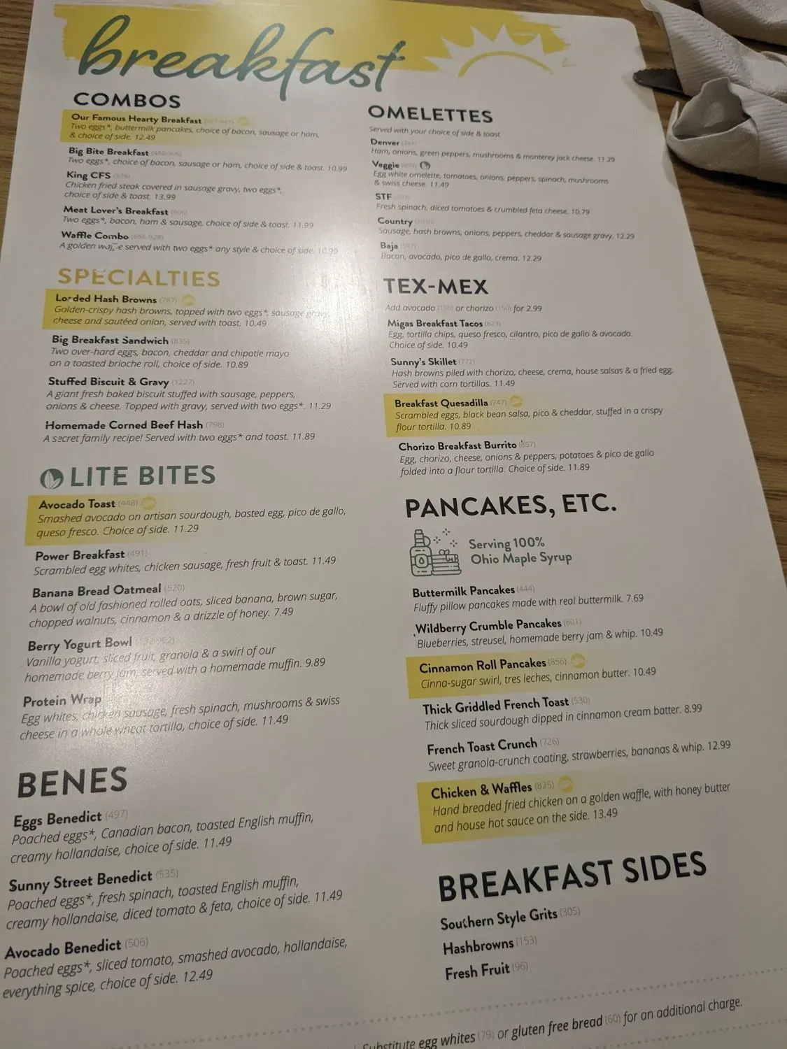 Menu 3