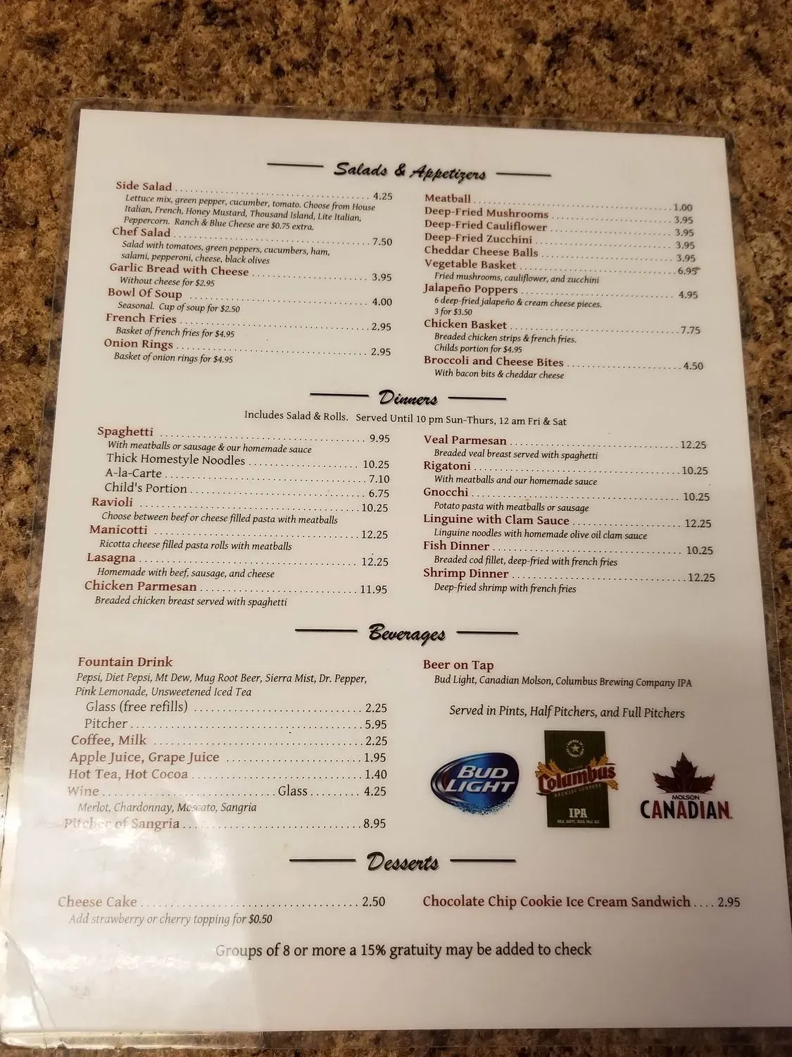 Menu 3