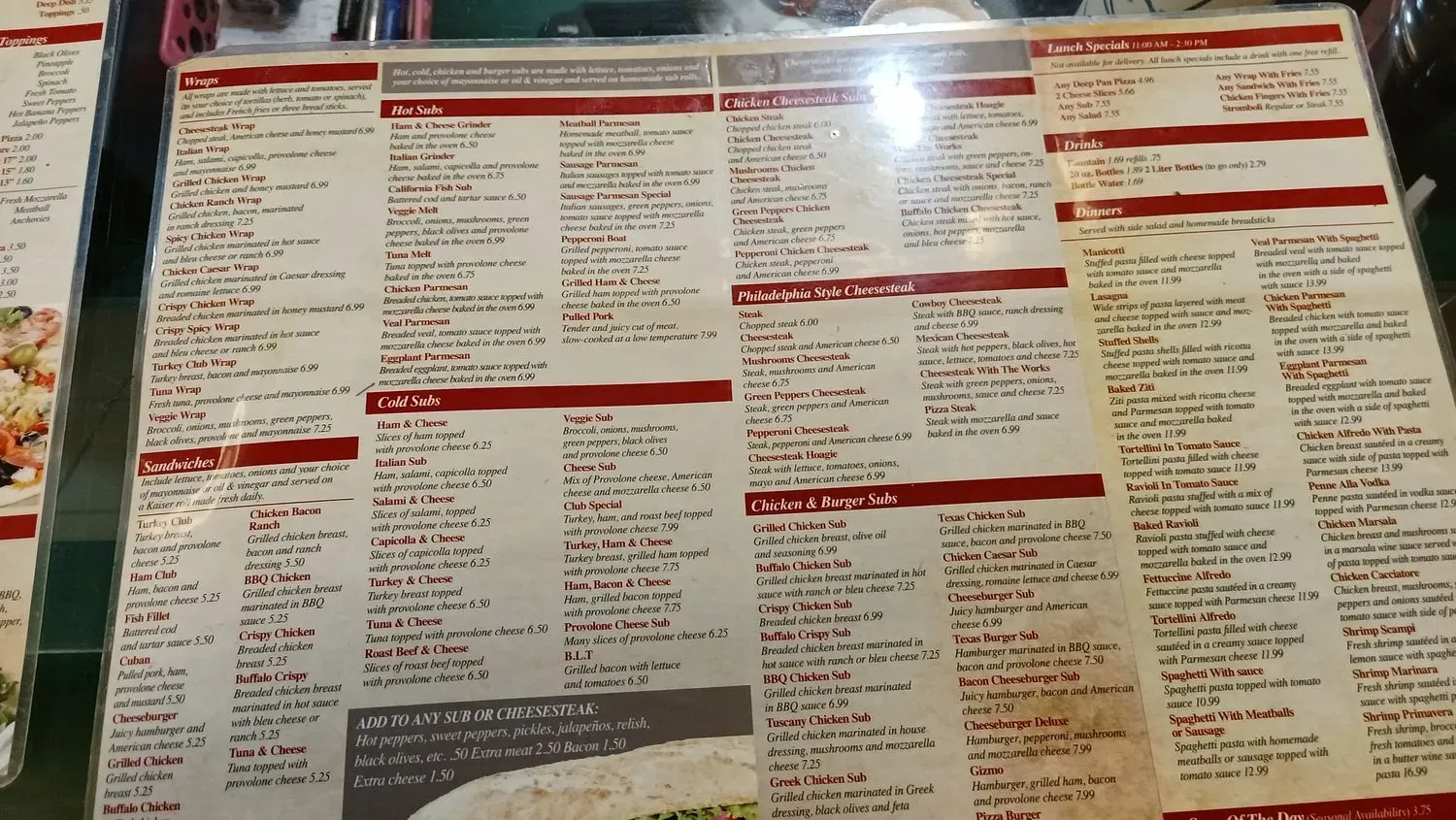 Menu 2