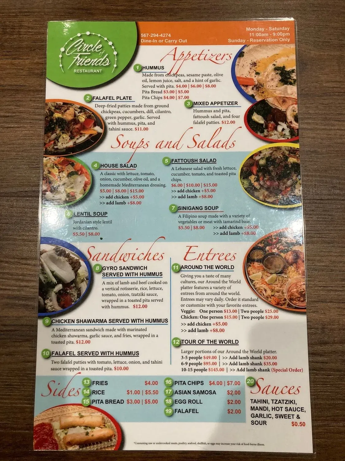 Menu 2