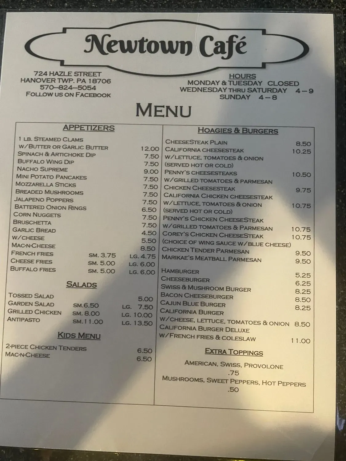 Menu 2