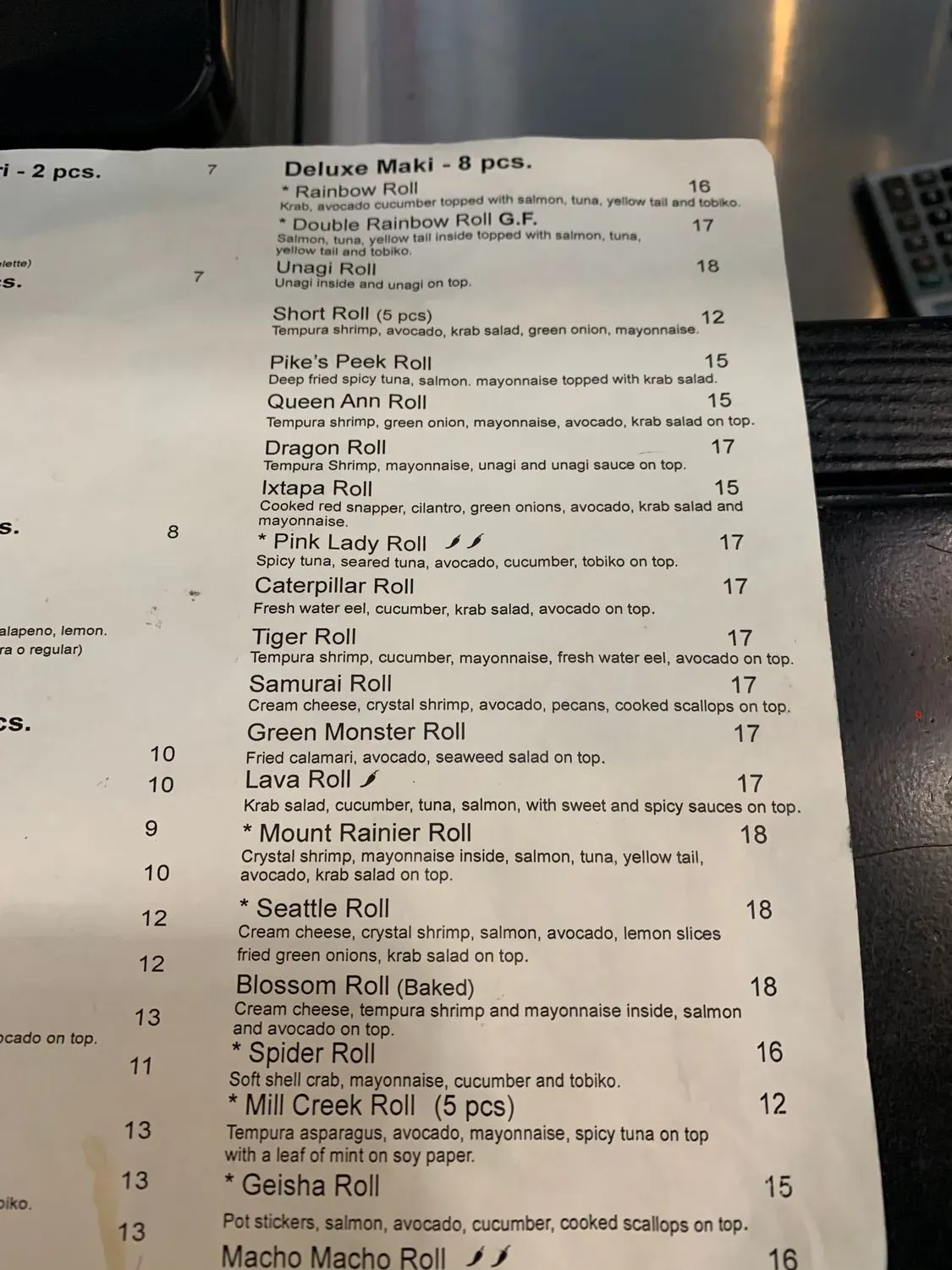 Menu 4