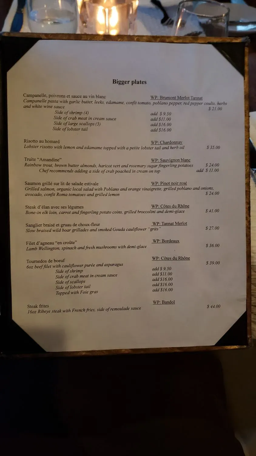 Menu 6