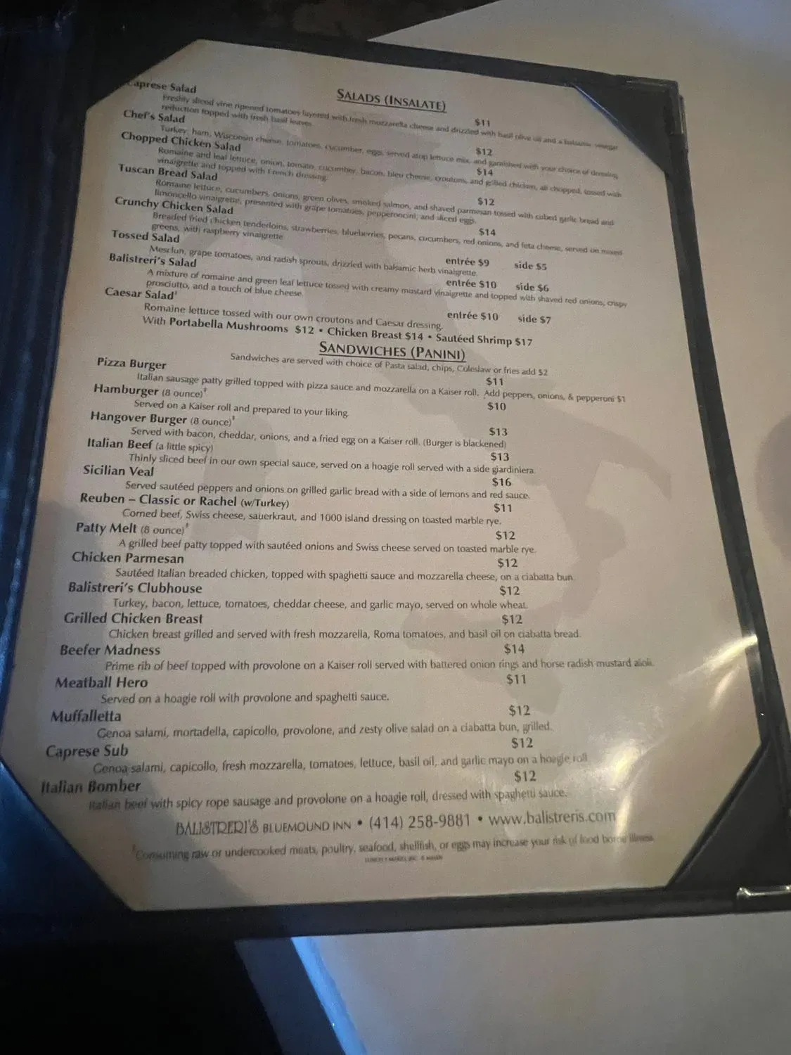 Menu 5