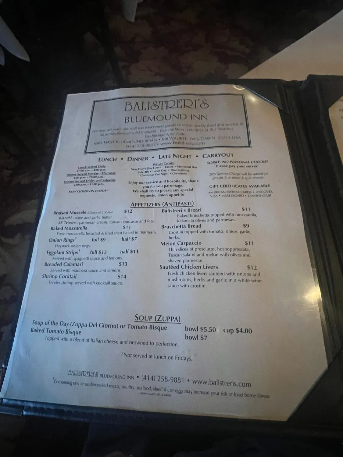 Menu 3