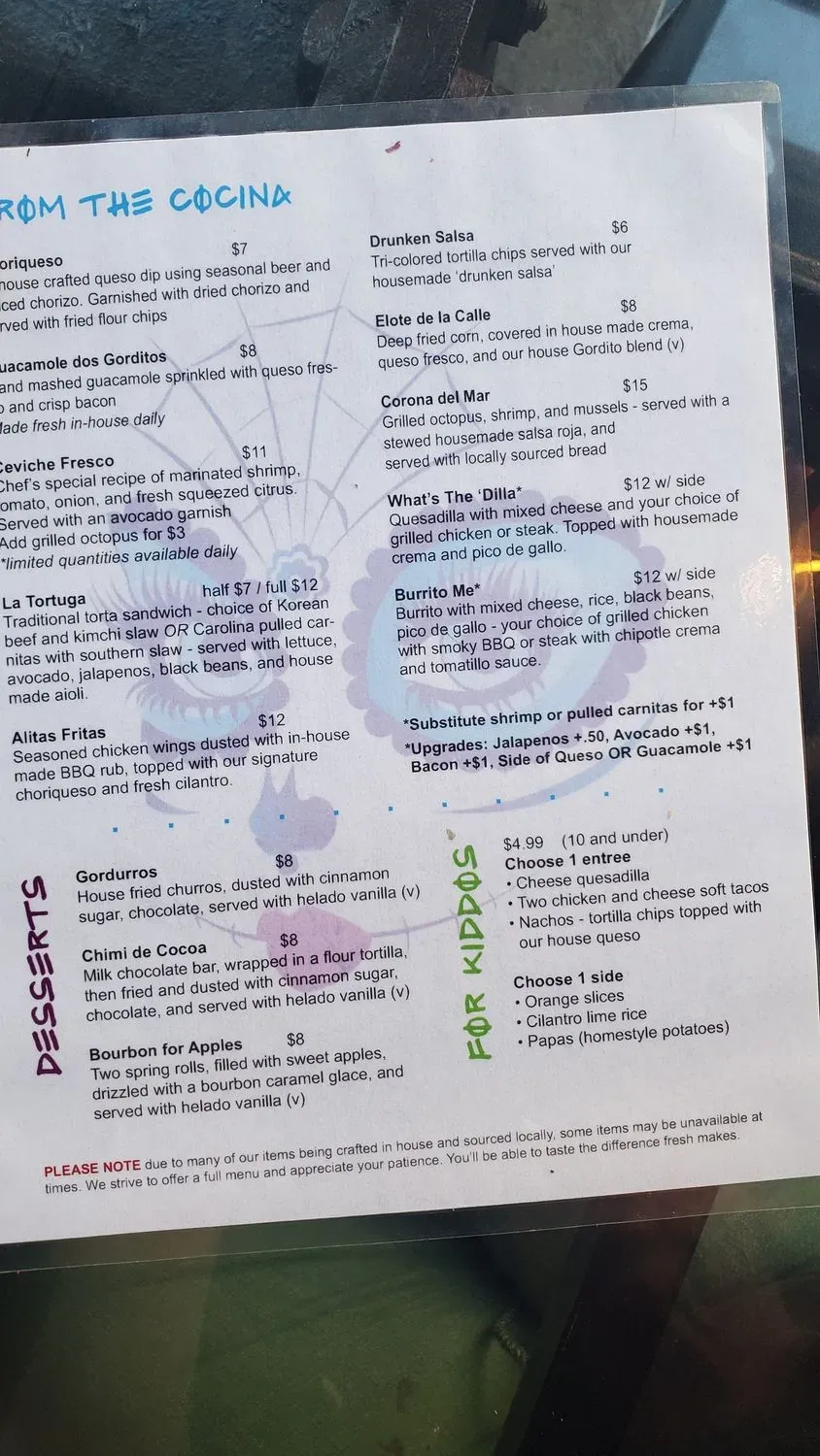 Menu 6