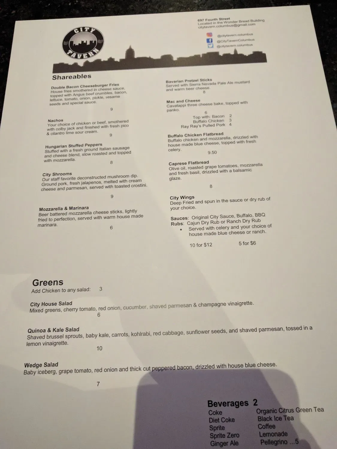 Menu 3