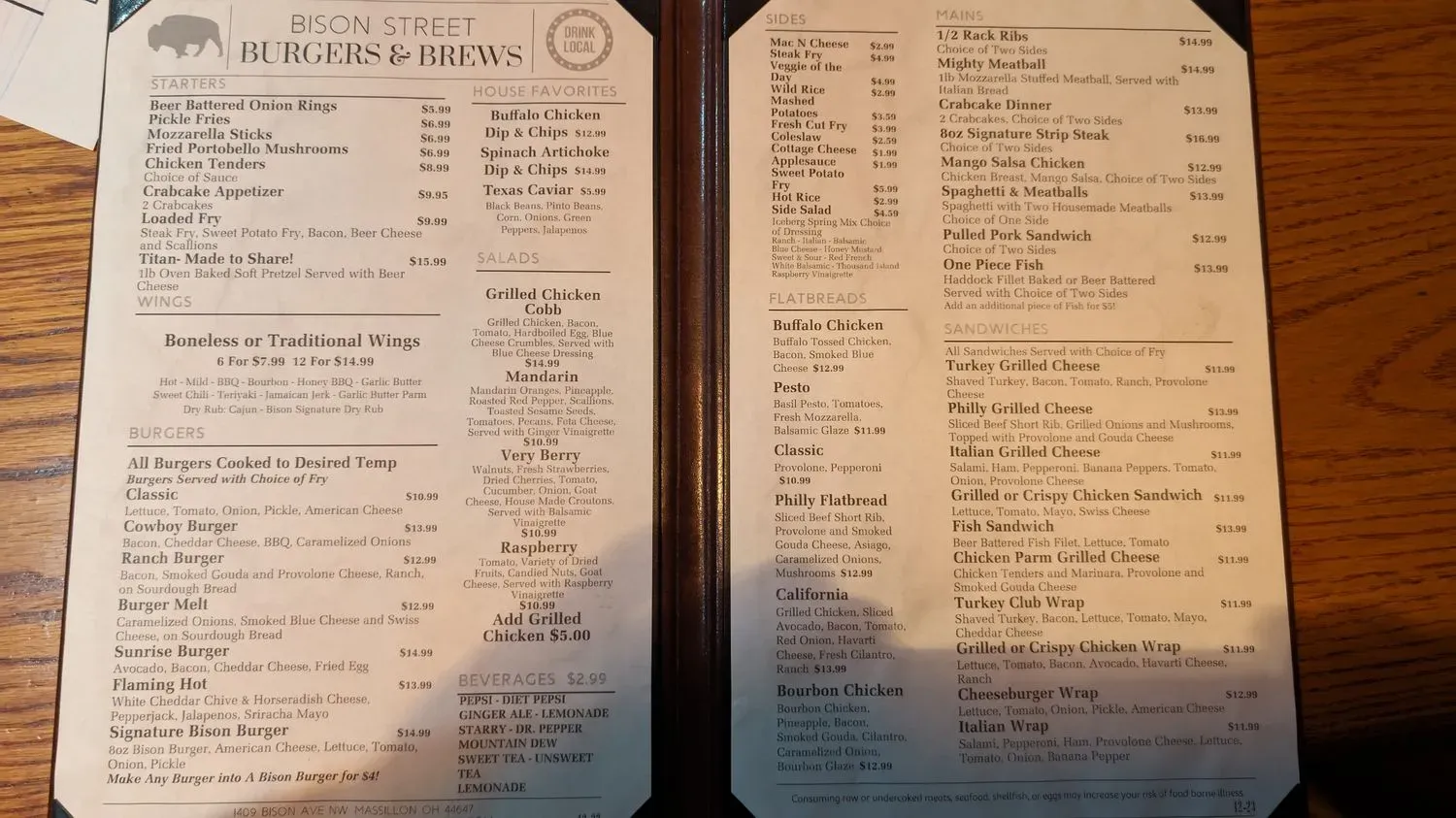 Menu 4