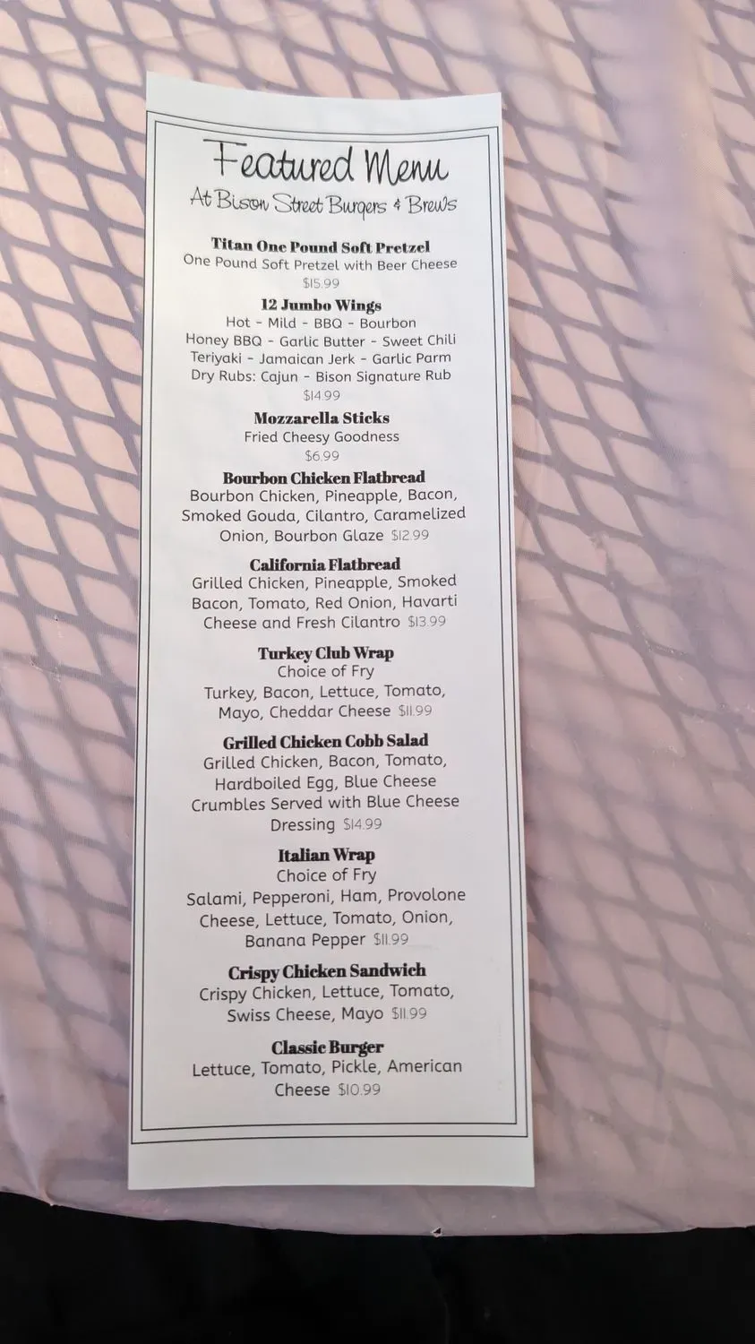 Menu 3