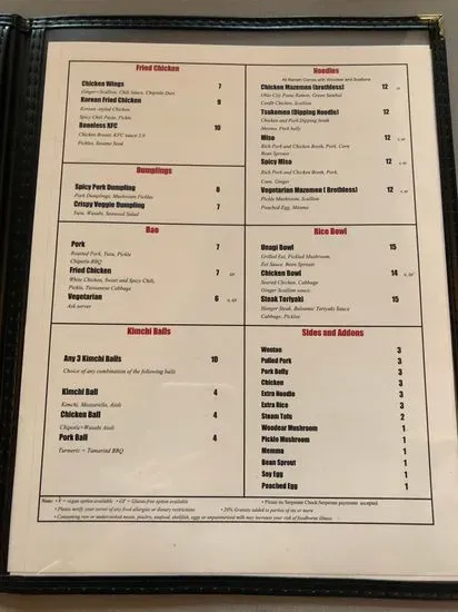 Menu 4