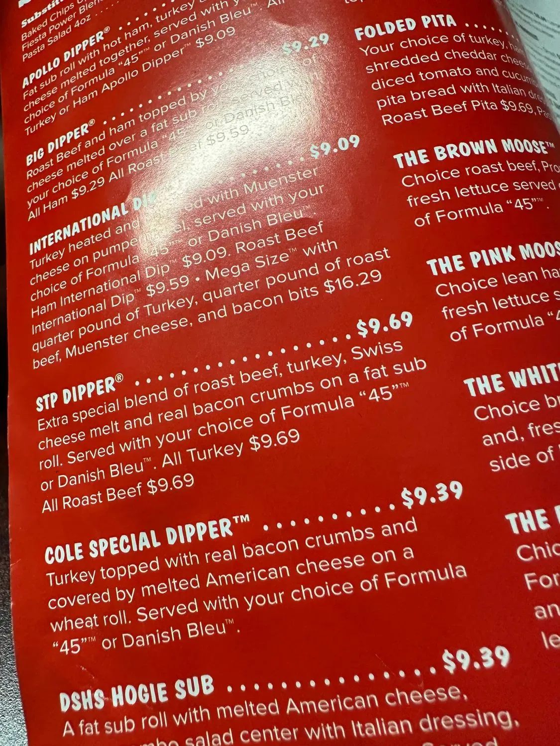 Menu 5