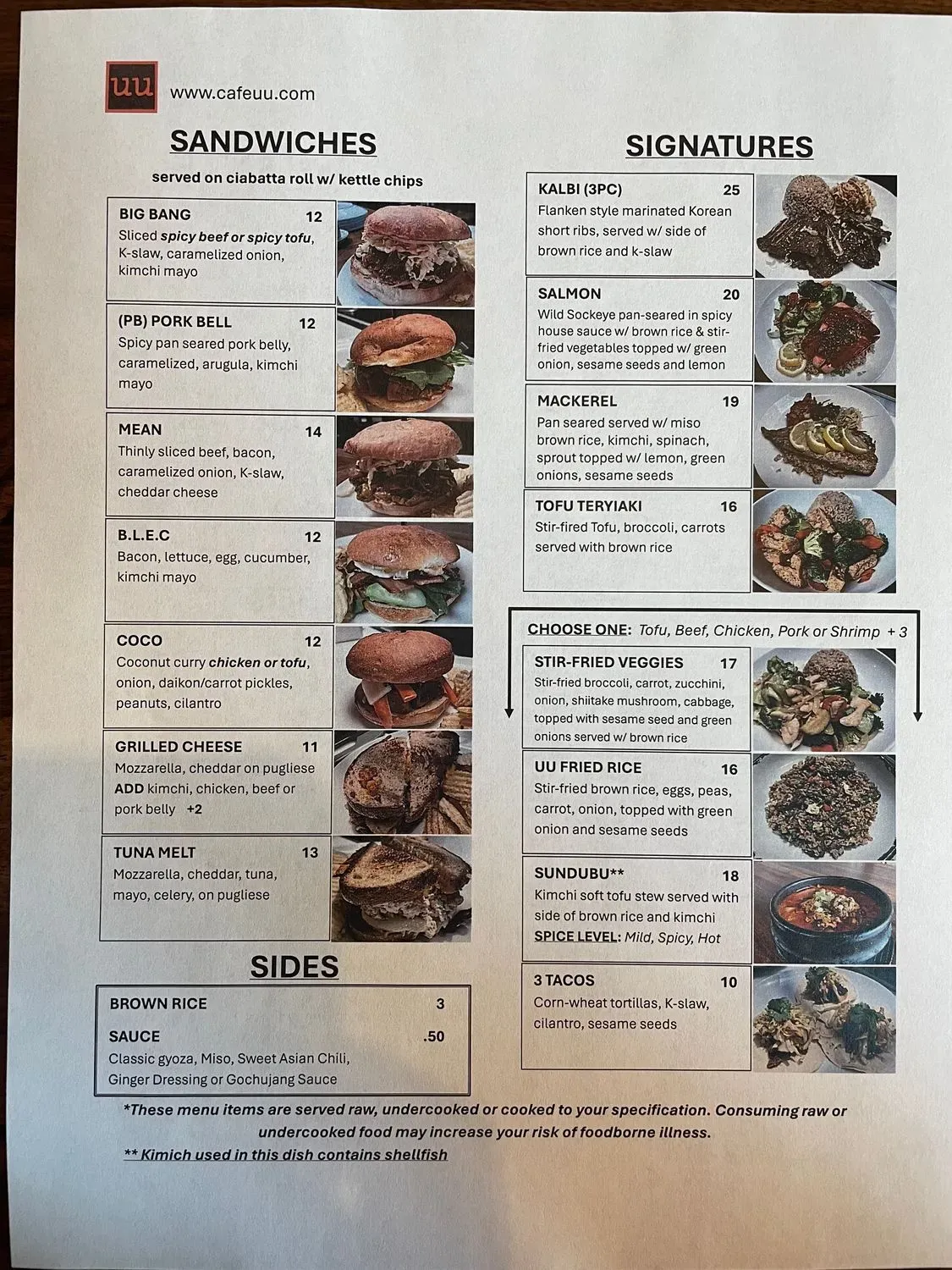 Menu 2