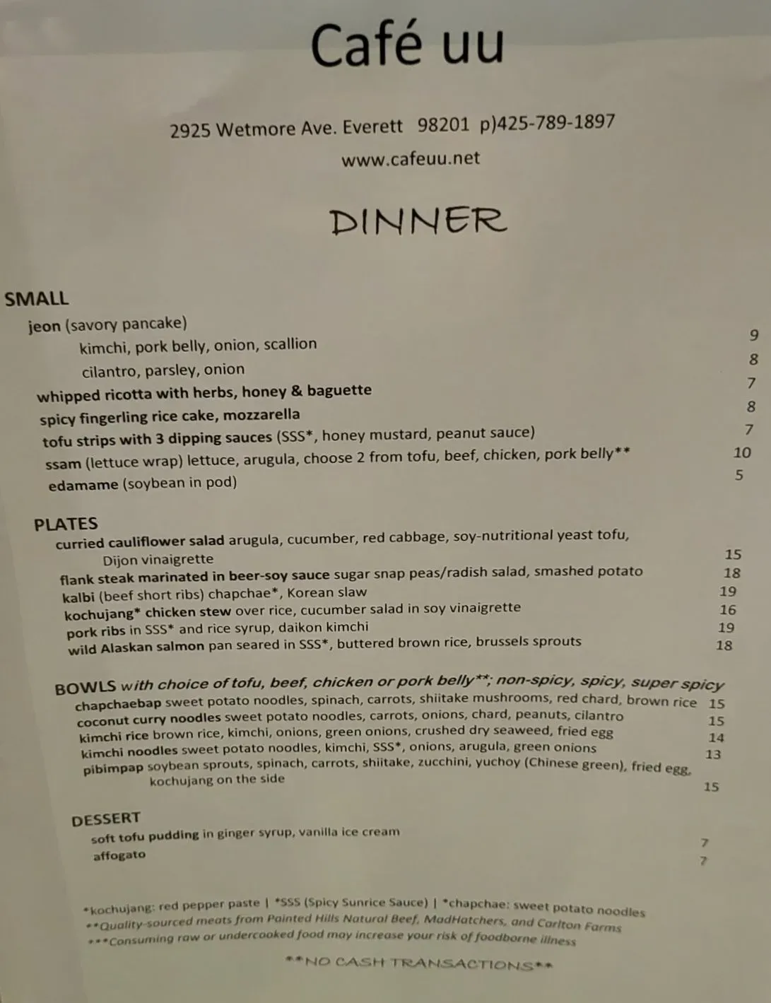 Menu 6