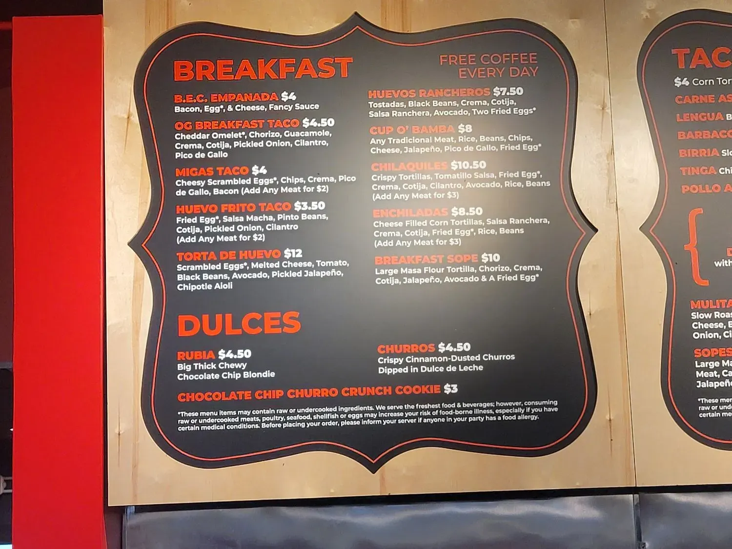 Menu 6