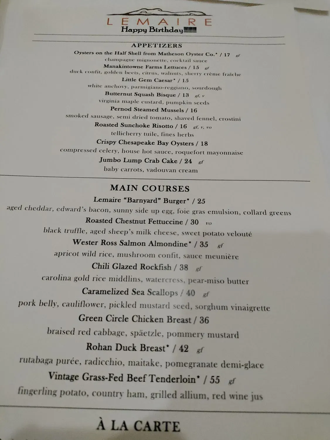 Menu 2