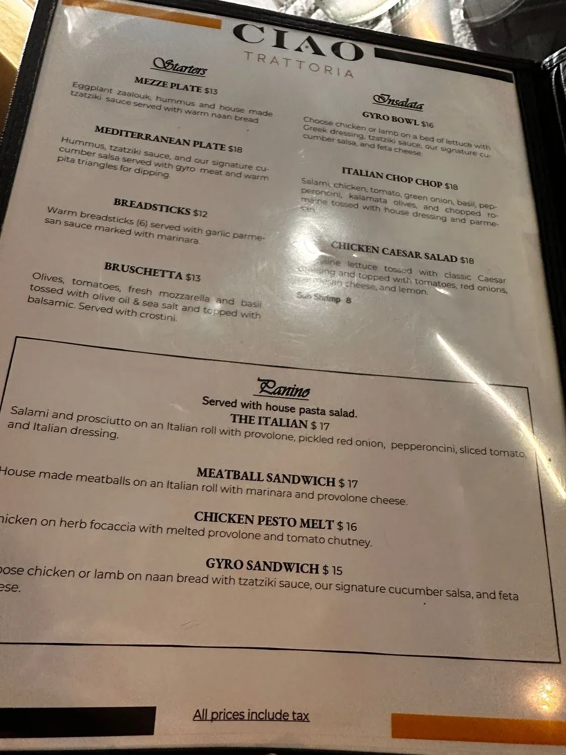 Menu 3