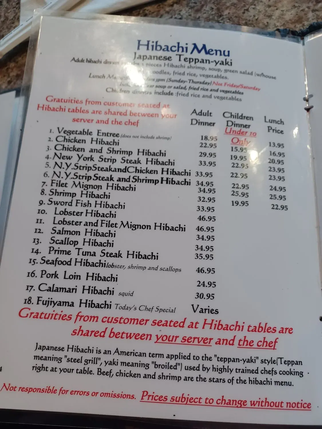 Menu 3