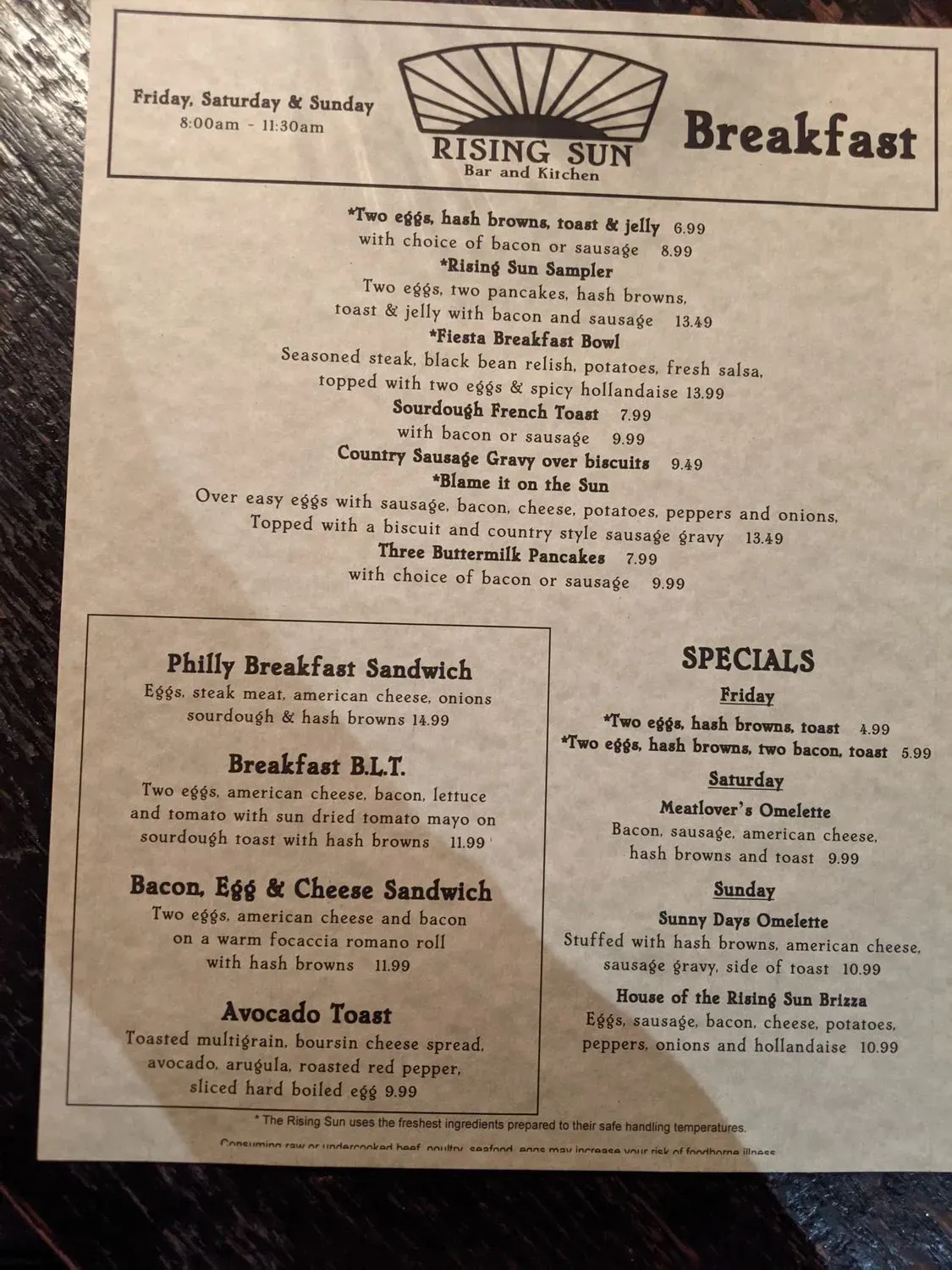 Menu 3