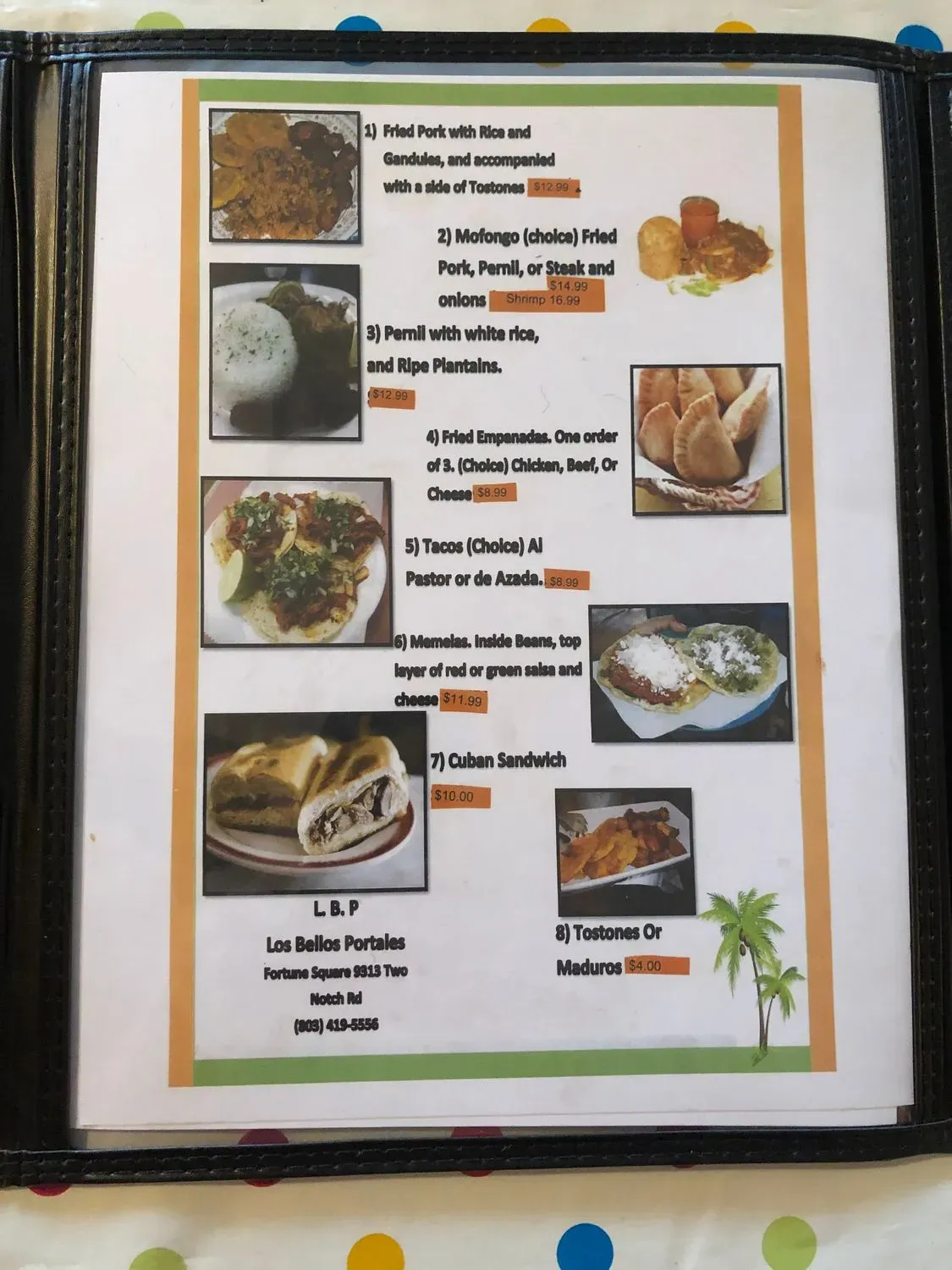 Menu 6