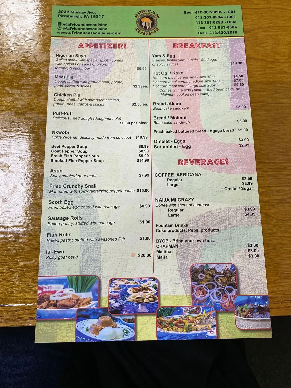 Menu 2