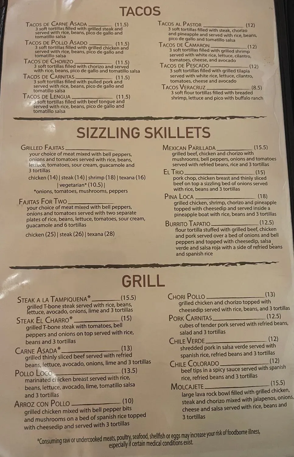 Menu 2