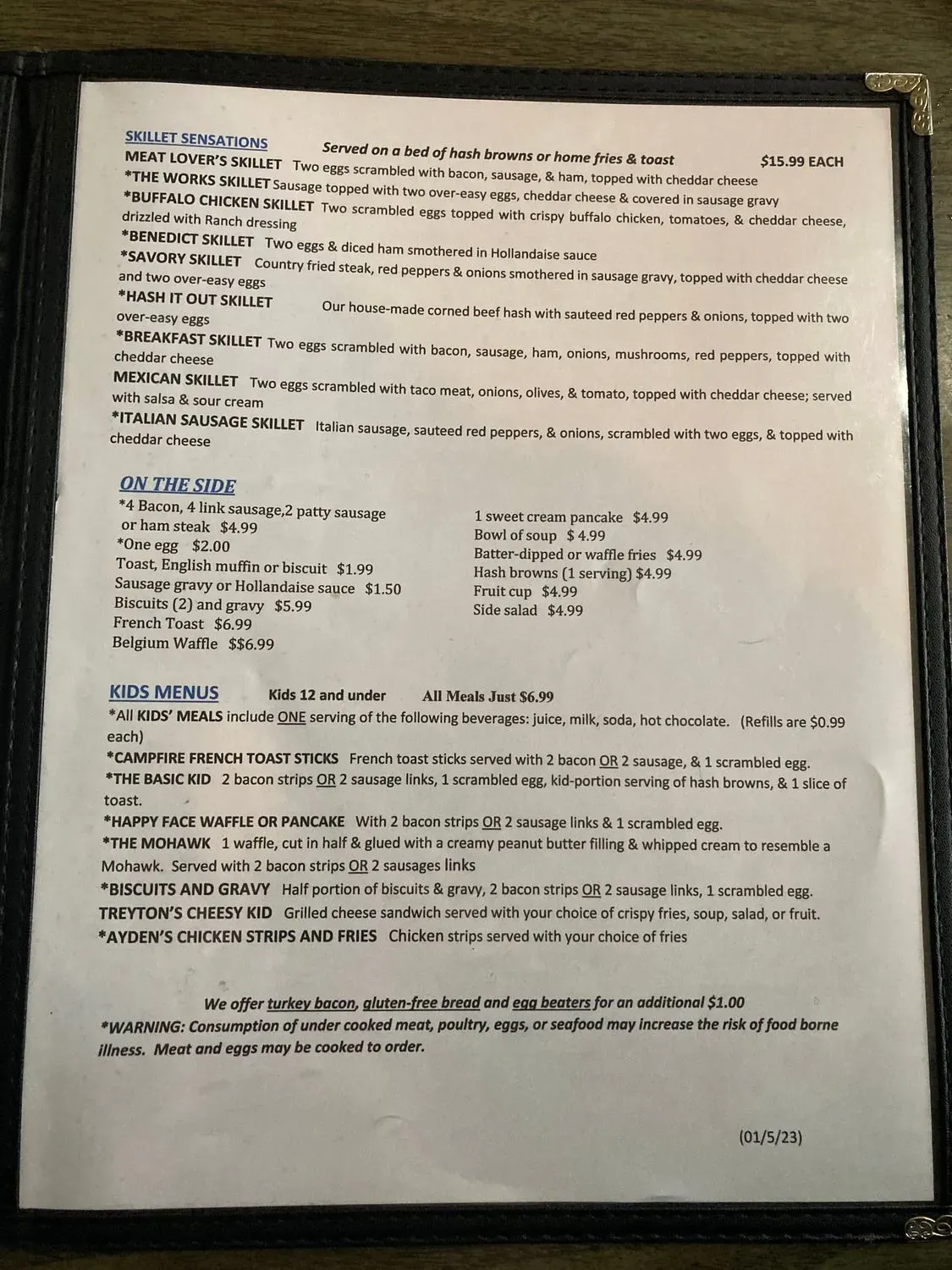 Menu 6