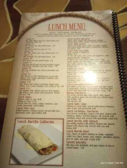 Menu 2