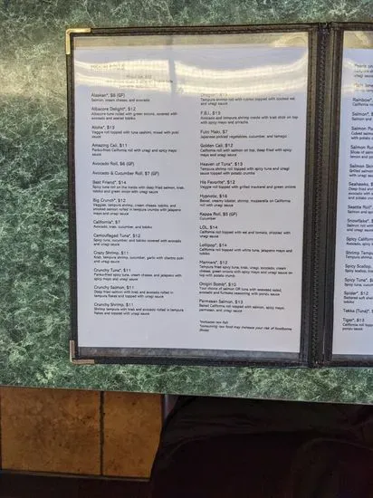 Menu 6