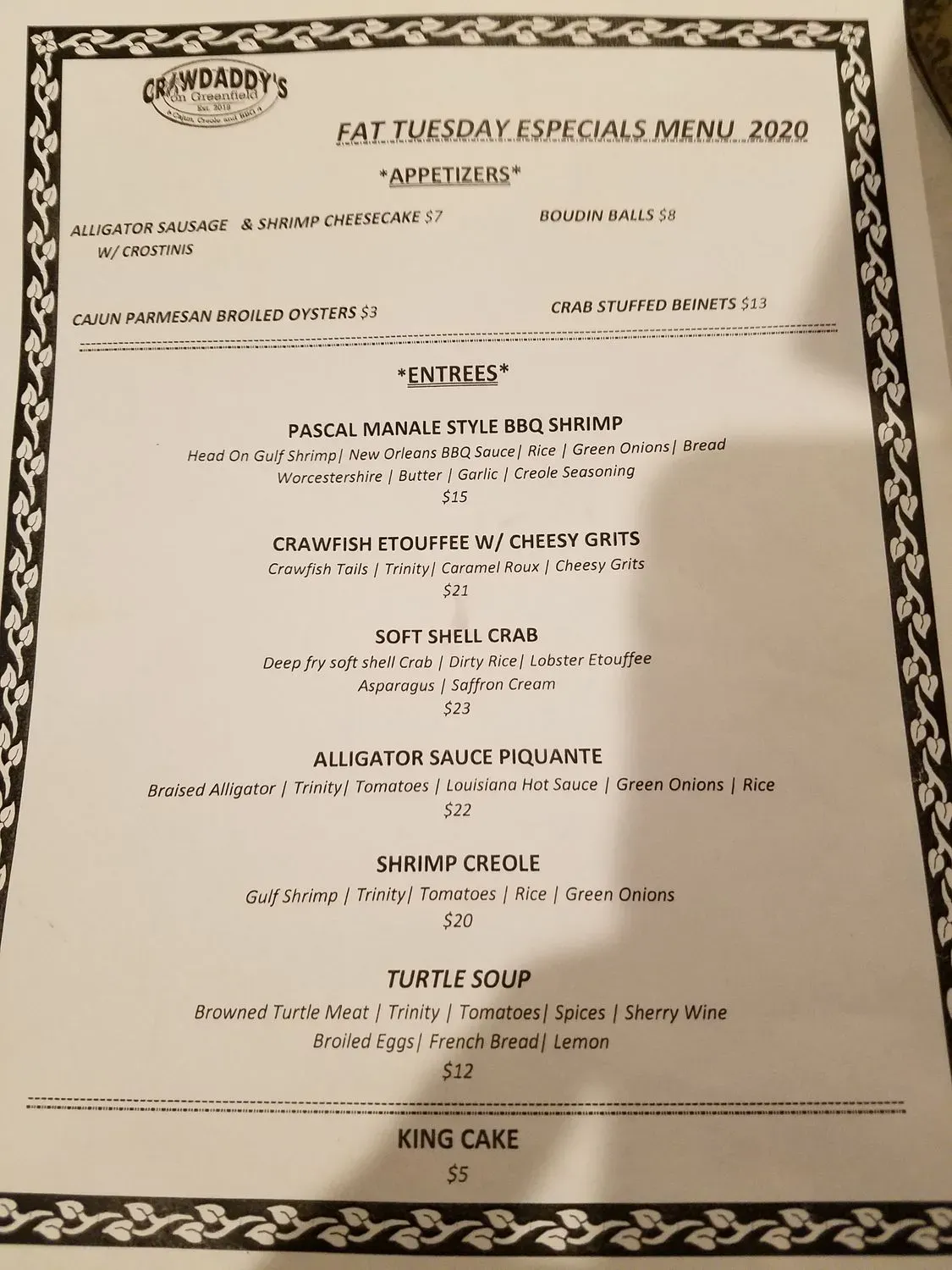 Menu 4