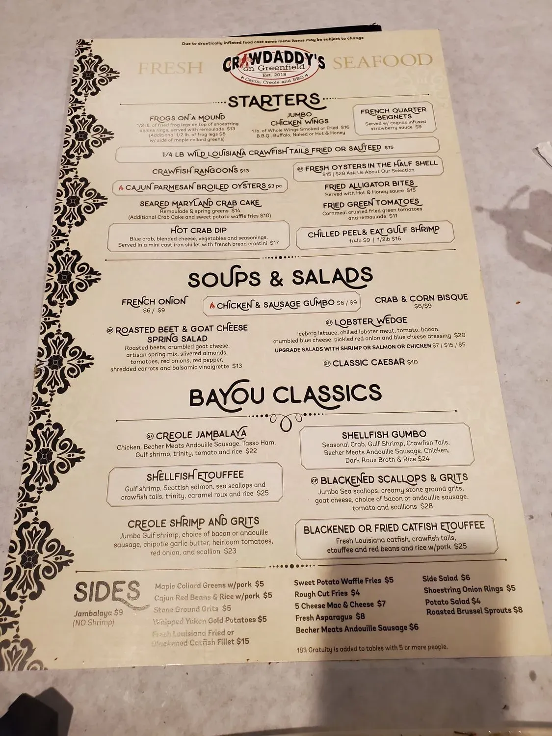 Menu 3