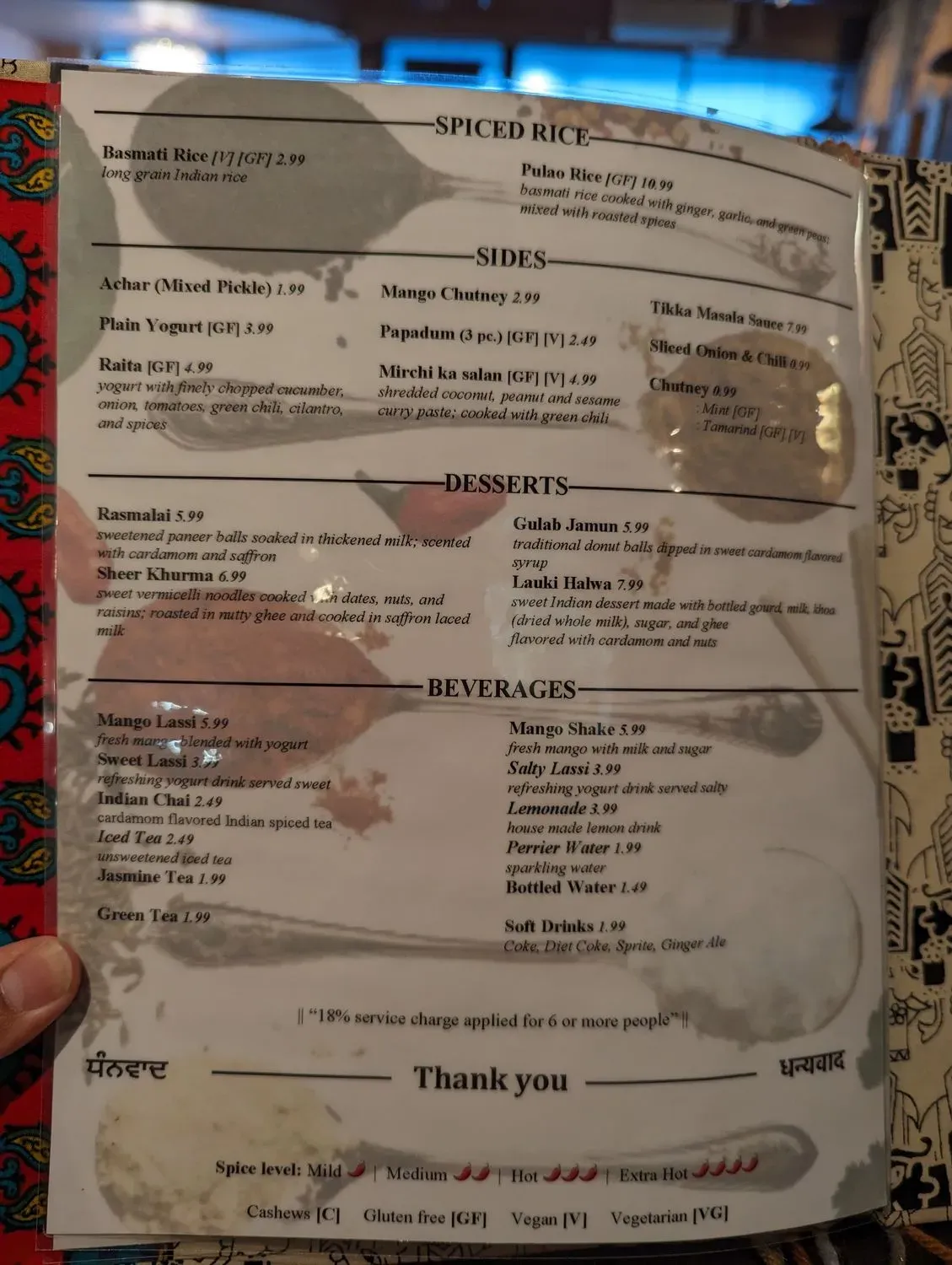 Menu 4