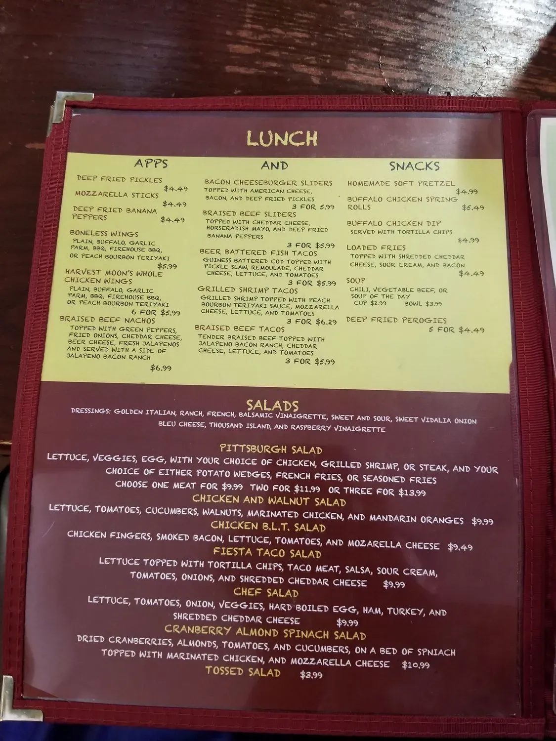 Menu 5