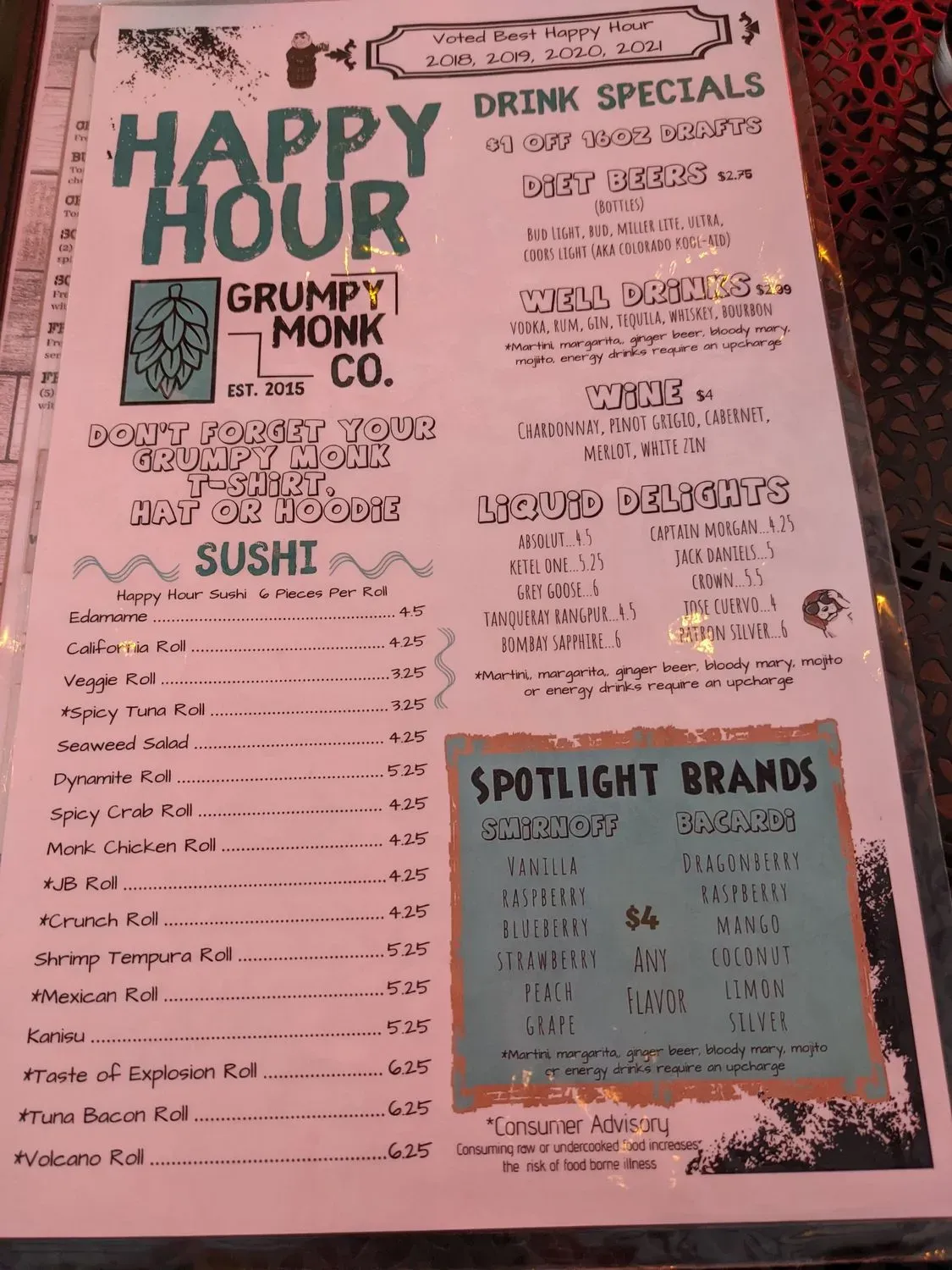 Menu 2