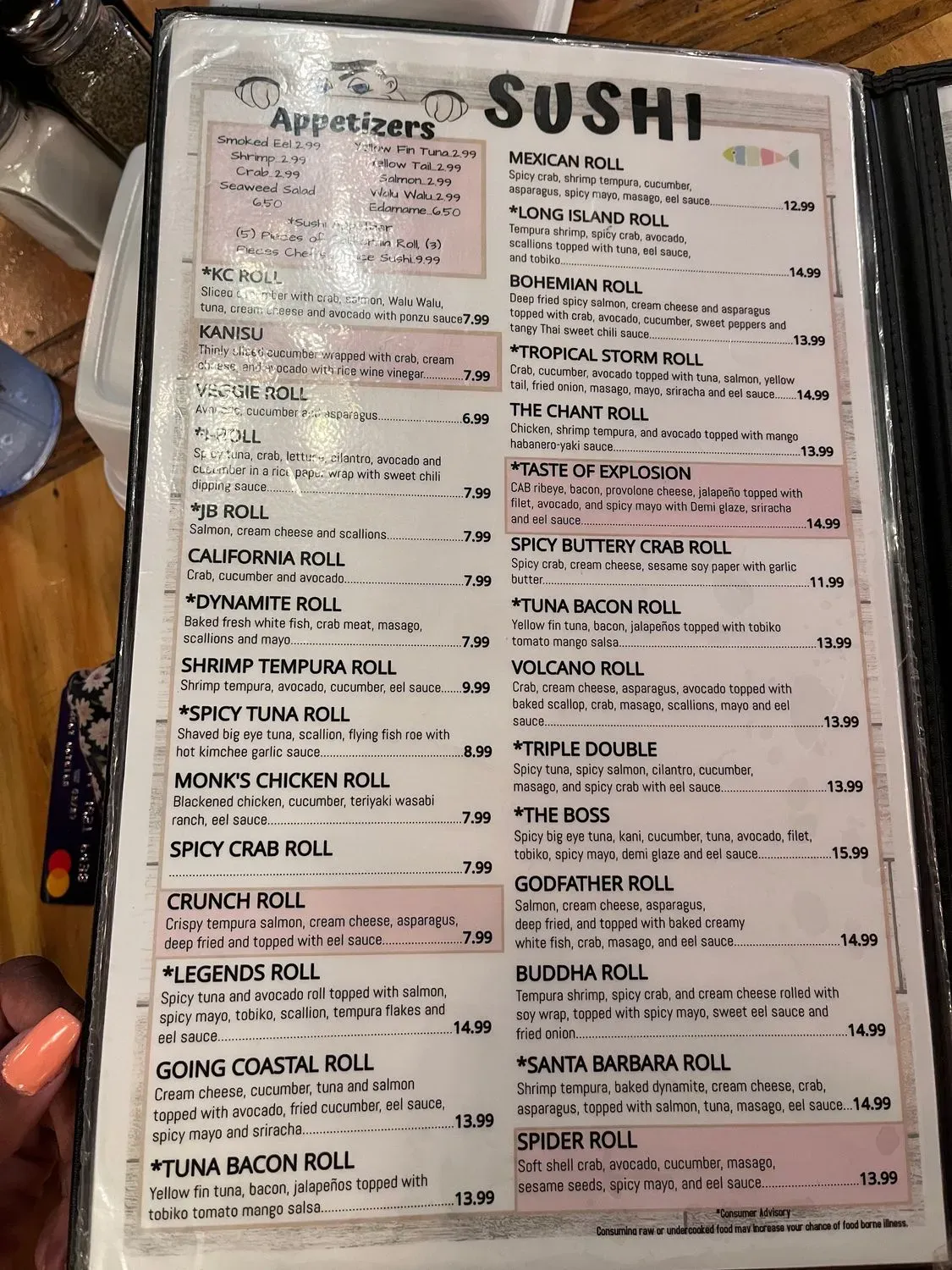 Menu 4