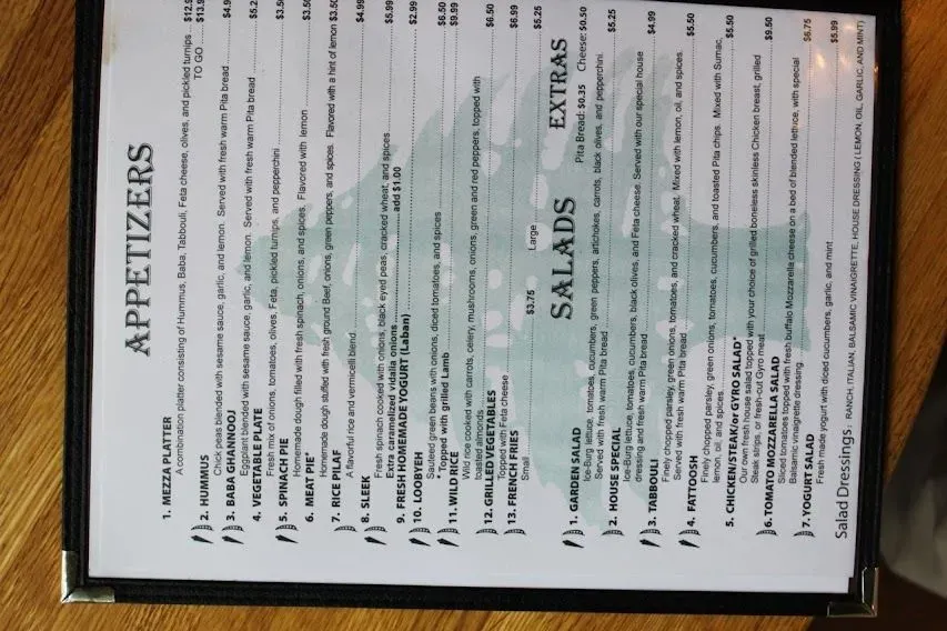 Menu 6