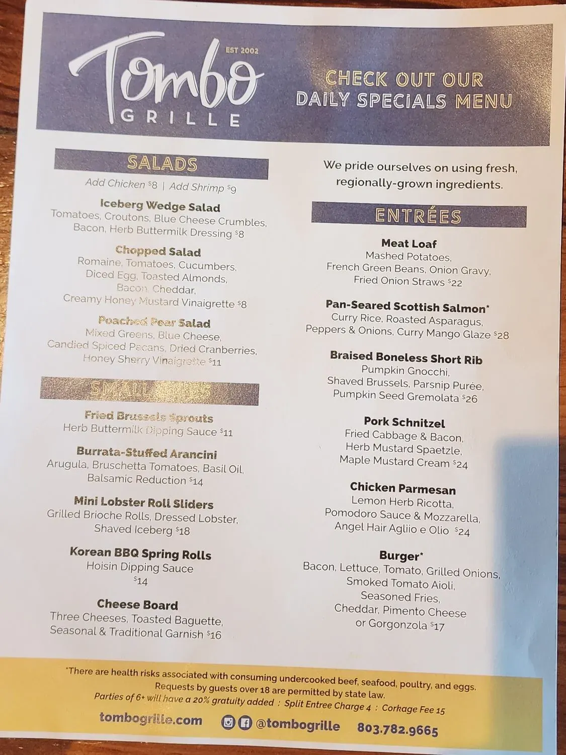 Menu 3