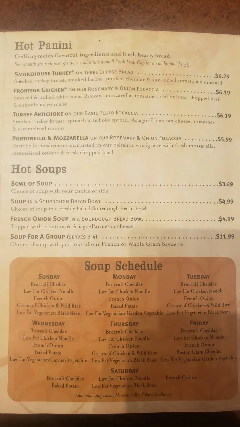 Menu 6