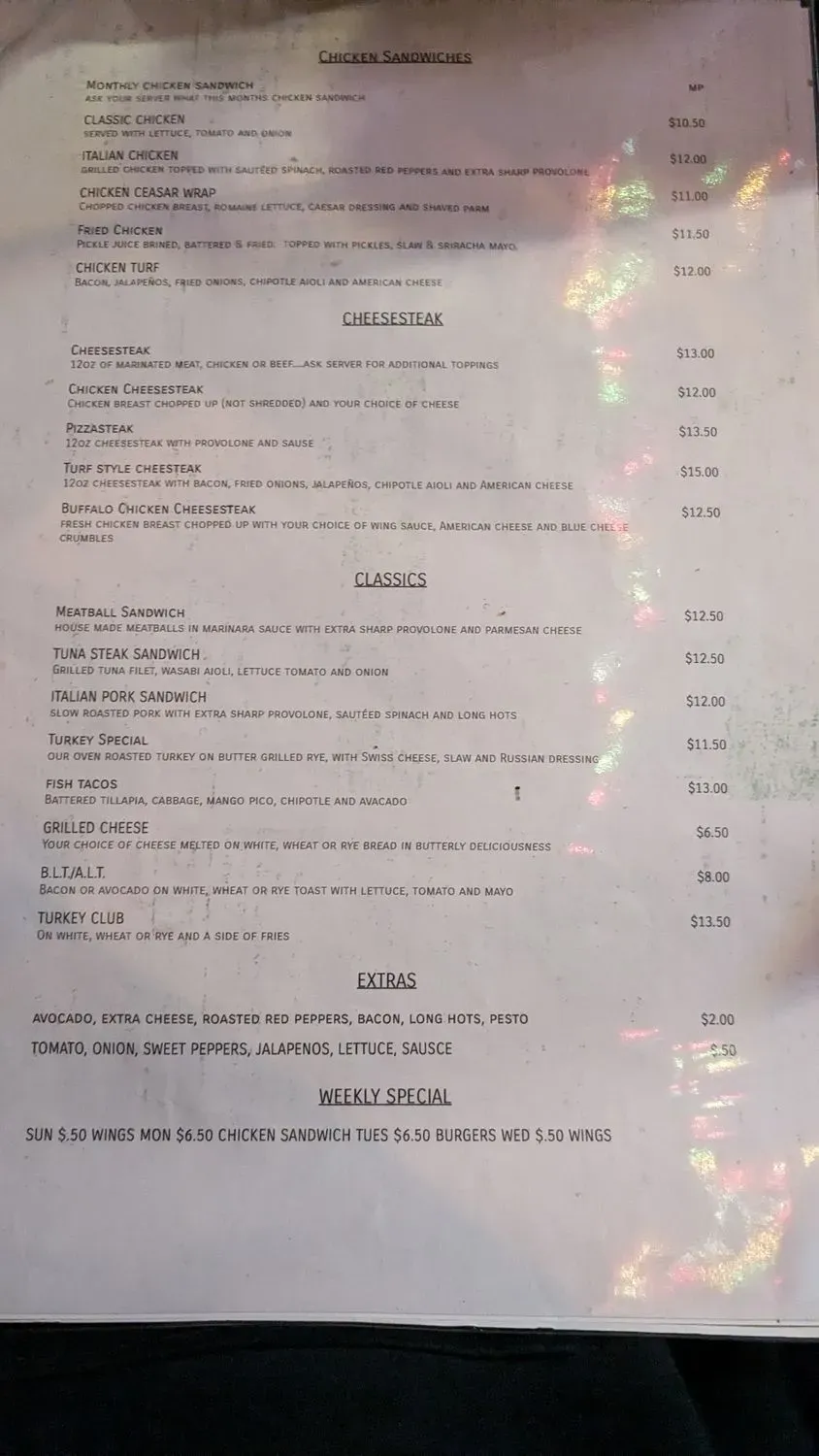 Menu 3