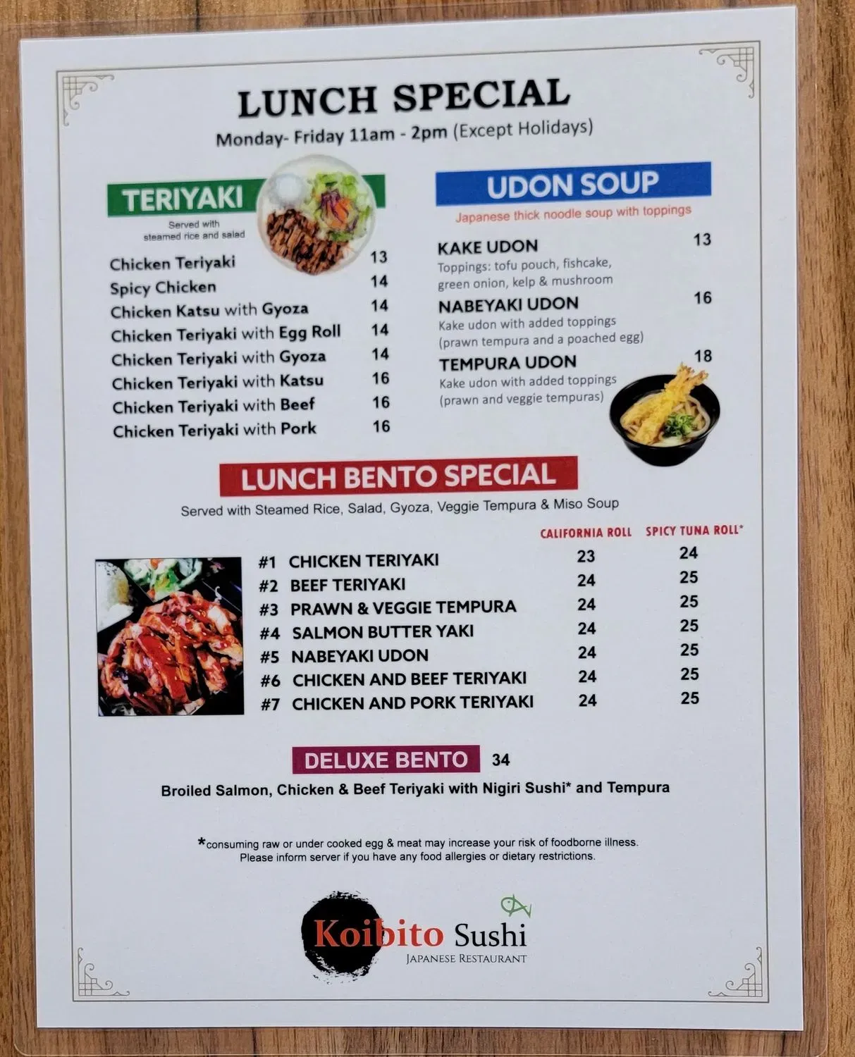 Menu 4