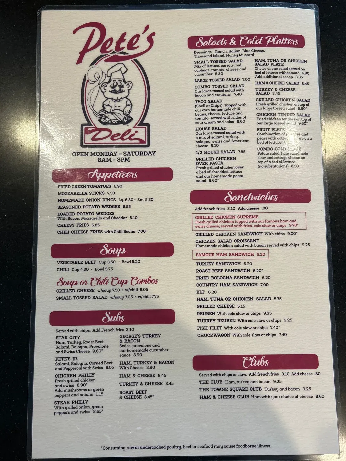 Menu 2