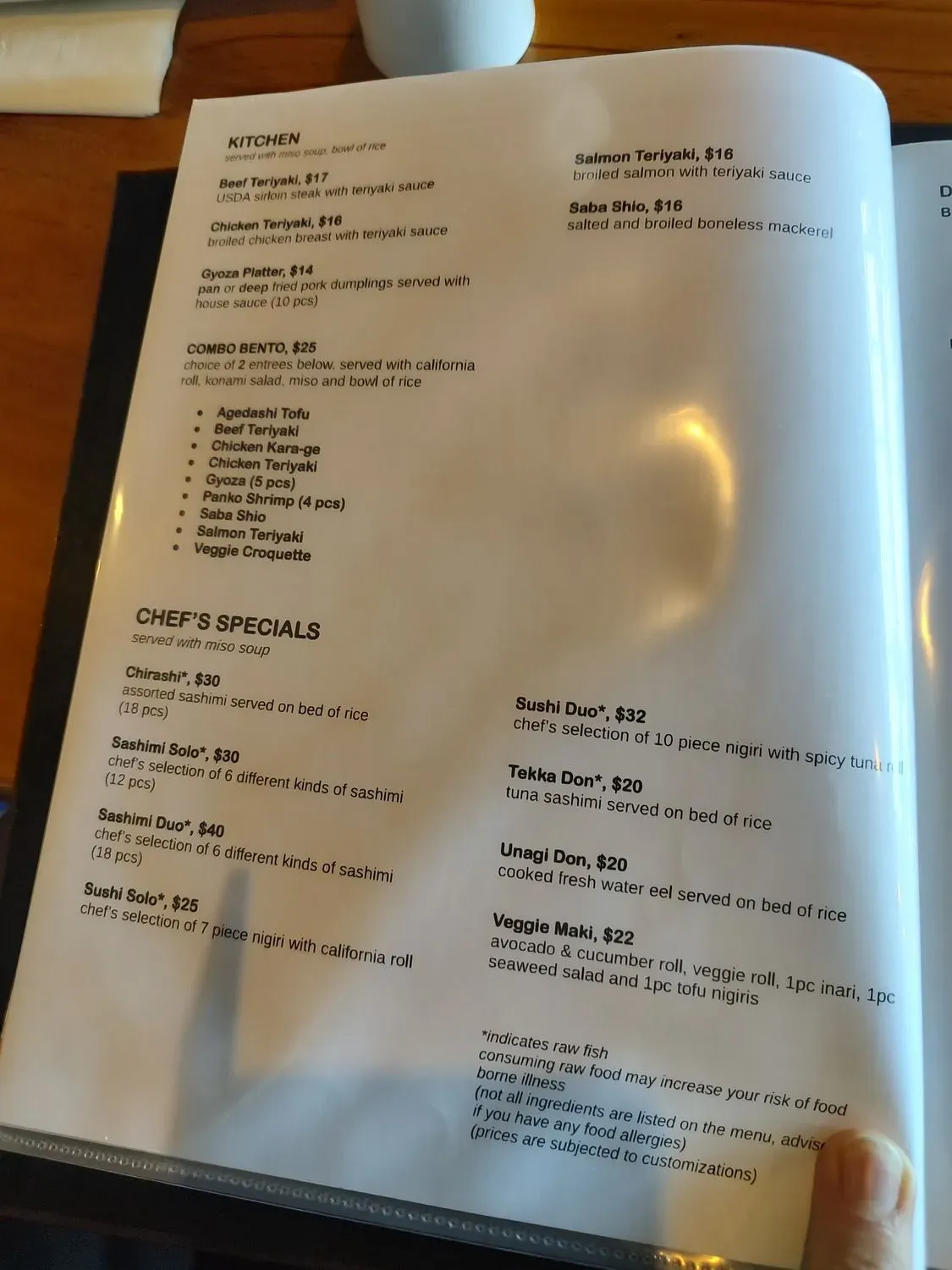 Menu 6