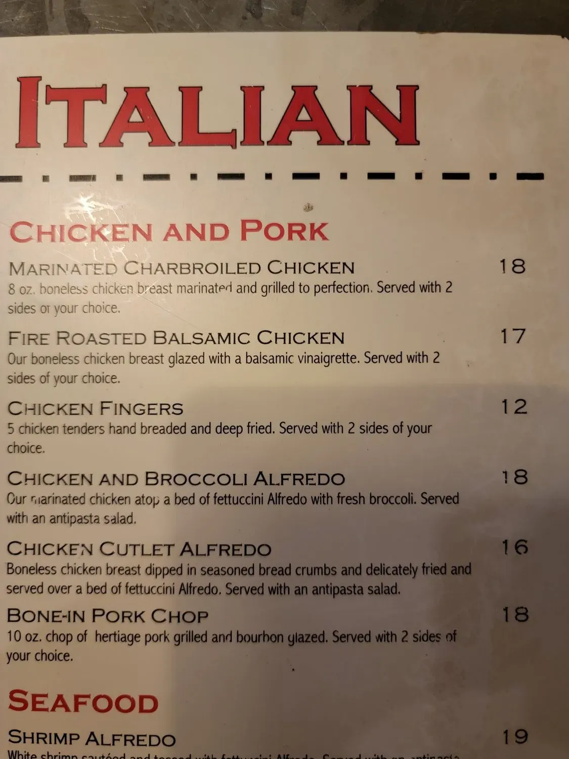 Menu 2