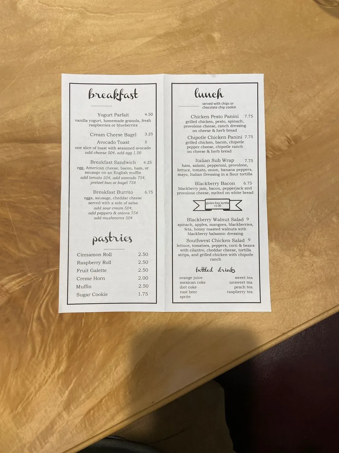 Menu 4