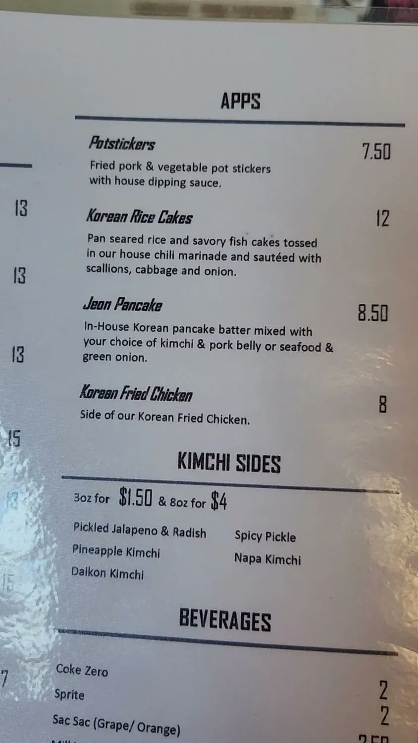 Menu 2