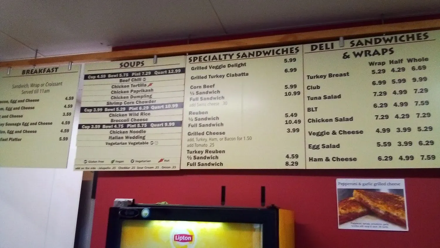 Menu 4