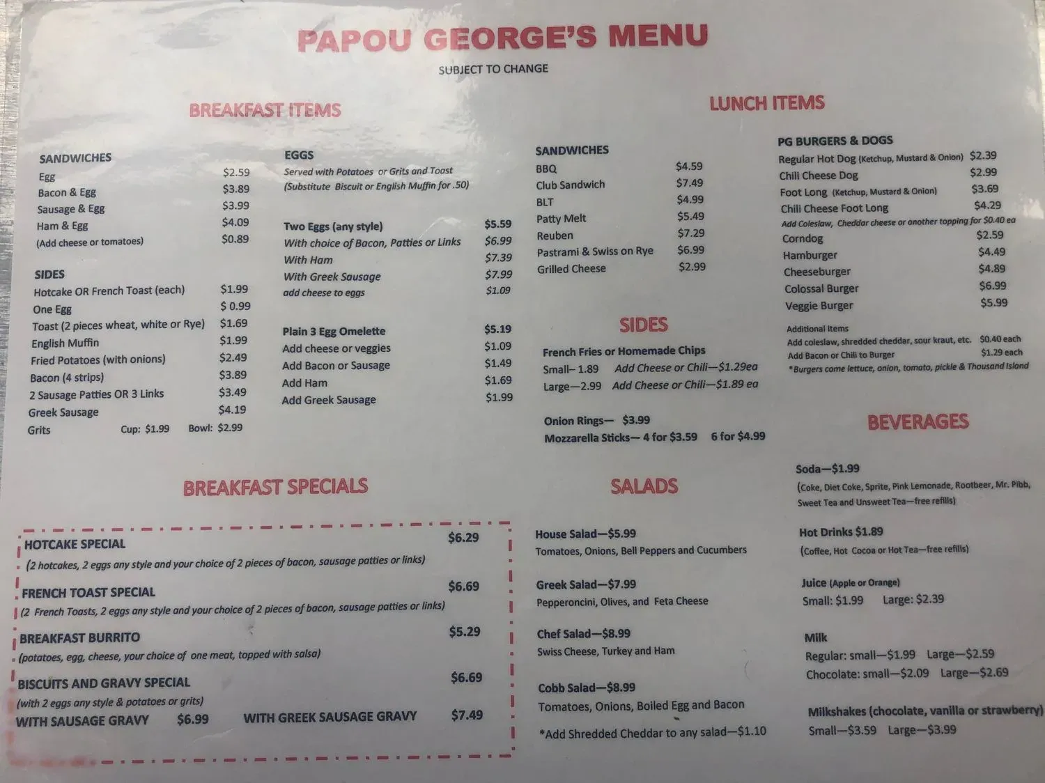 Menu 3