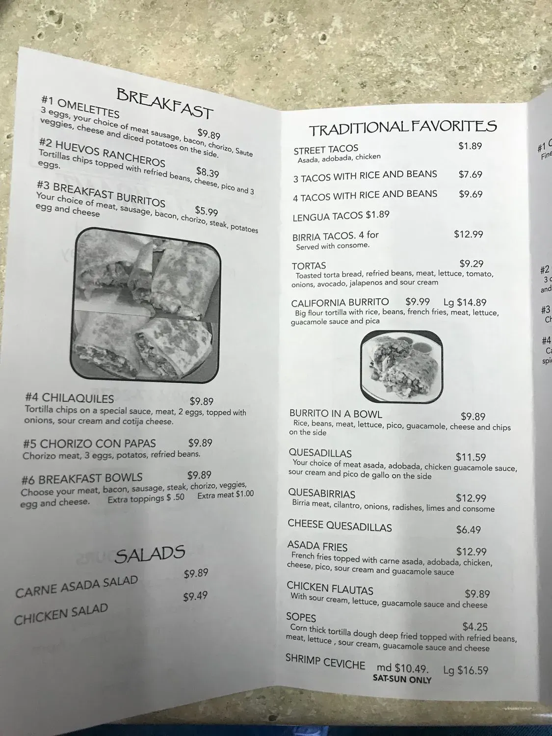 Menu 5