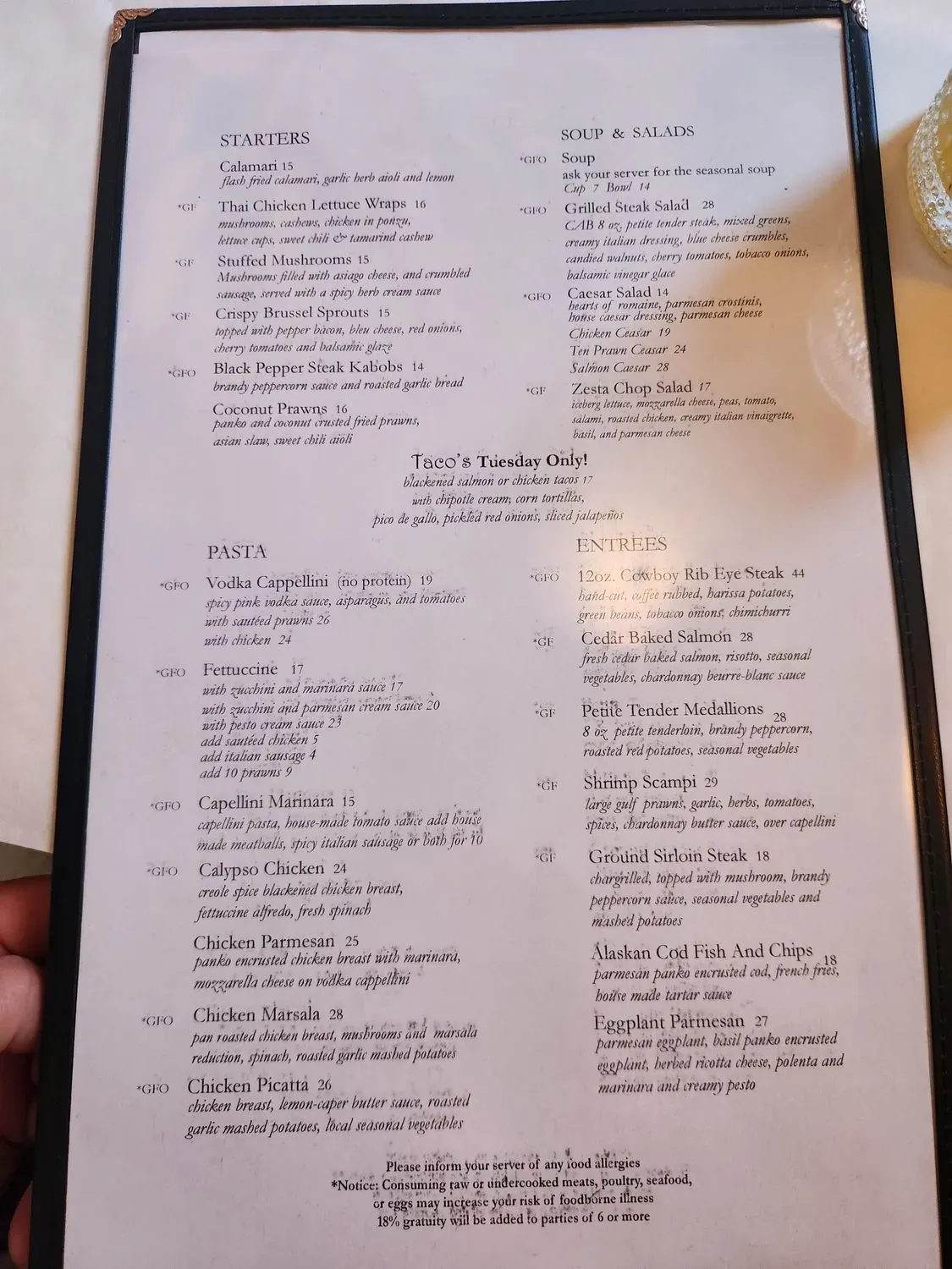 Menu 2