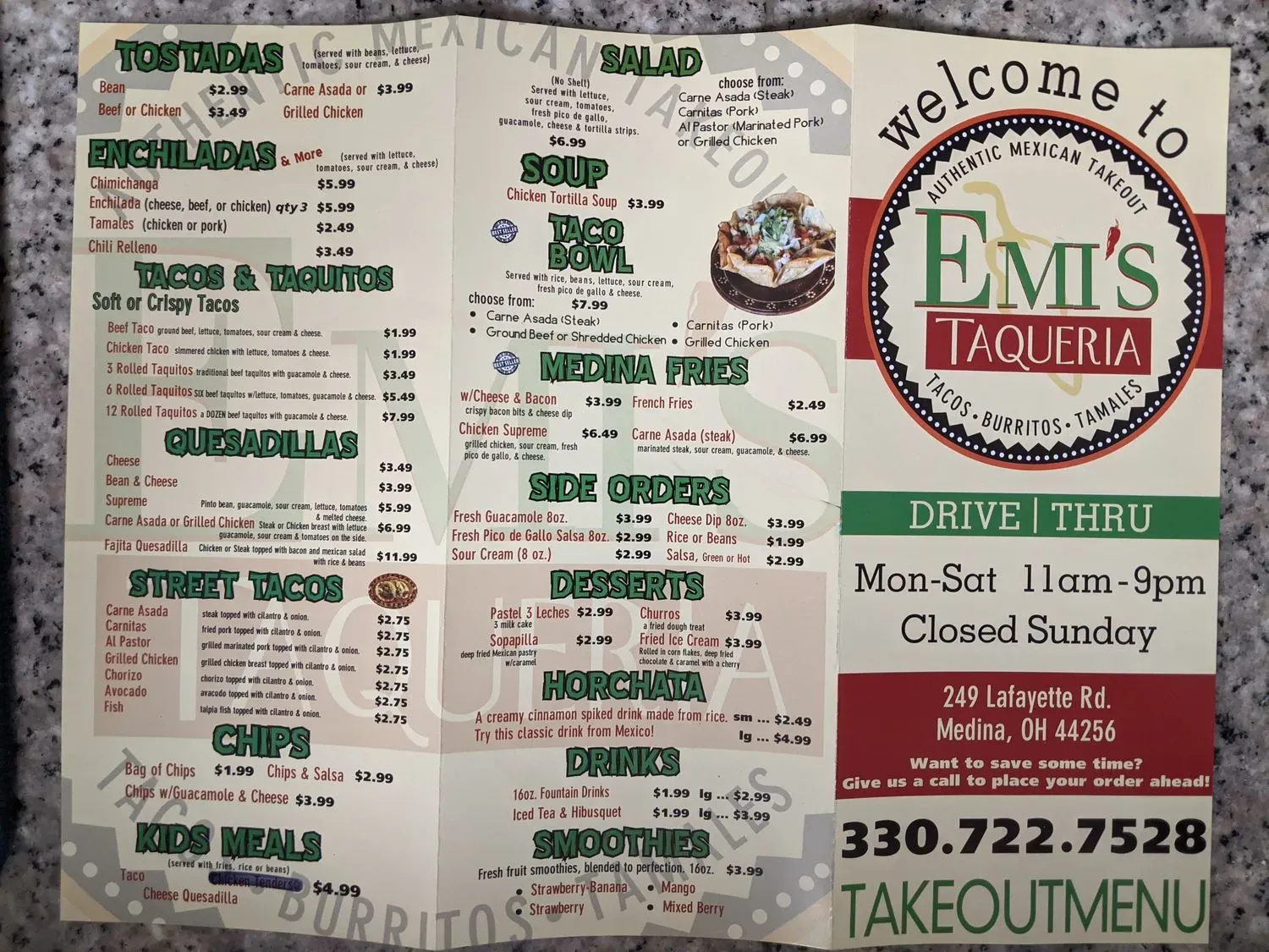 Menu 2